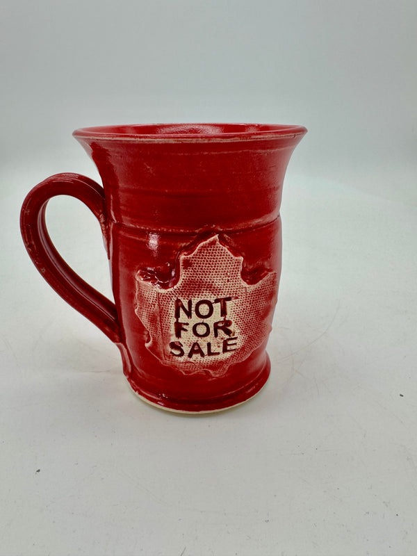 "Not For Sale" Mug, Red