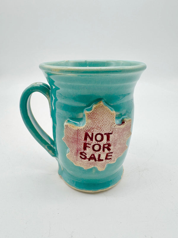 "Not For Sale" Mug, Turquoise